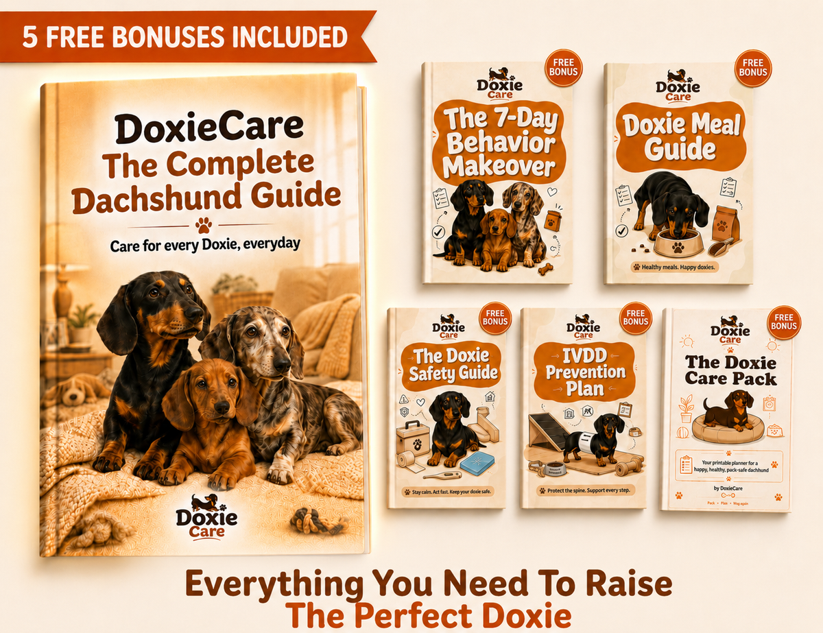 DoxieCare bundle — main guide and 5 free bonus covers